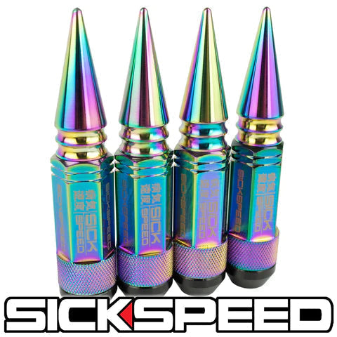 3PC STEEL LUG NUTS 4PC 7/16X20