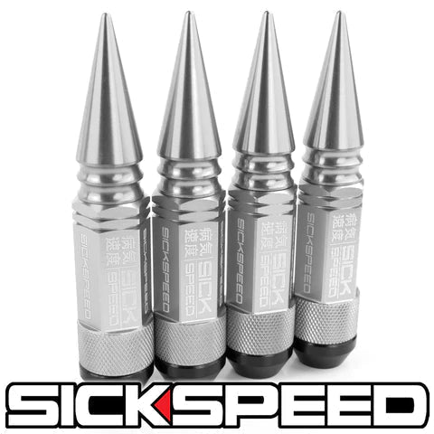 3PC STEEL LUG NUTS 4PC 3/8X24