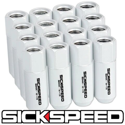 60MM Aluminum Lug Nuts 16PC 12X1.25-C-Dub Tech