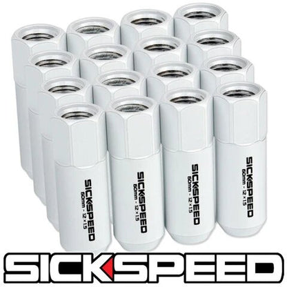 60MM Aluminum Lug Nuts 16PC 12X1.25-C-Dub Tech
