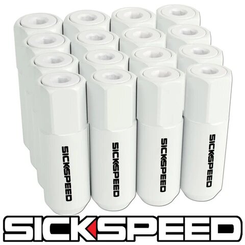 60MM Aluminum Lug Nuts 16PC 12X1.25-C-Dub Tech