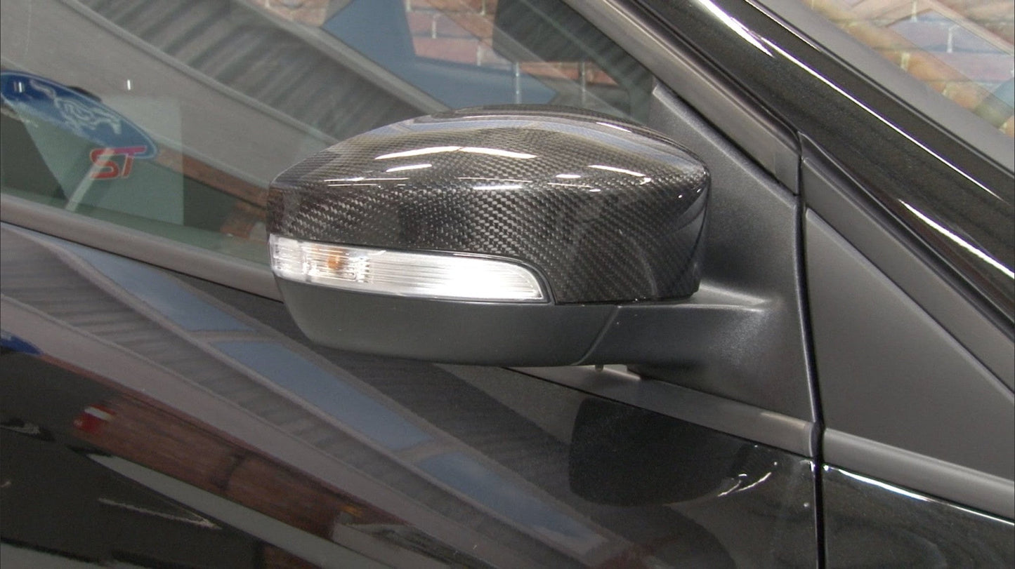 NXT Generation Carbon Fiber Mirror Covers - Ford Focus 2012-2018