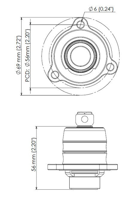 Turbosmart Kompact Shortie Dual Port - Ford Fiesta 1.6L EcoBoost