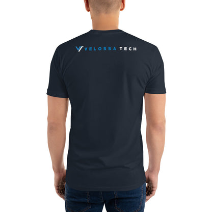Velossa Tech White Logo Short-Sleeve Shirt