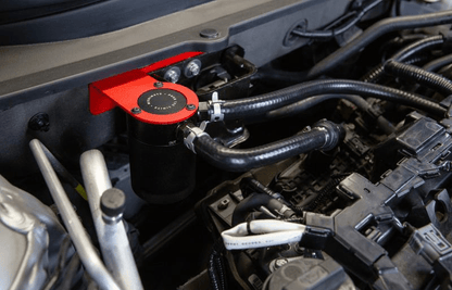 Mishimoto Baffled Oil Catch Can, PCV Side | 2018-2019 Honda Accord 1.5T (MMBCC-ACRD15-18PBE)