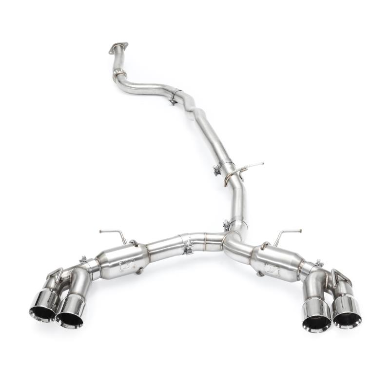 Mishimoto Quad Tip Pro Cat-Back Exhaust | 2016-2021 Chevrolet Camaro 2.0T (MMEXH-CAM4-16QTP)