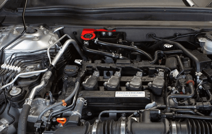 Mishimoto Baffled Oil Catch Can, PCV Side | 2018-2019 Honda Accord 1.5T (MMBCC-ACRD15-18PBE)