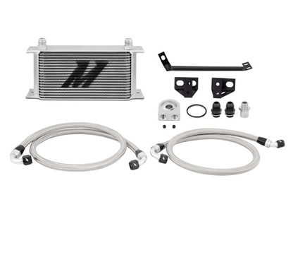 Mishimoto Non-Thermostatic Oil Cooler Kit - Silver | 2015+ Ford Mustang Ecoboost (MMOC-MUS4-15SL)