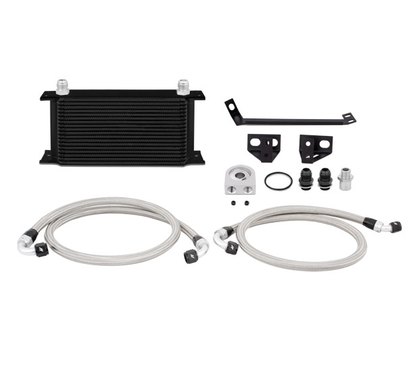 Mishimoto Non-Thermostatic Oil Cooler Kit - Black | 2015+ Ford Mustang Ecoboost (MMOC-MUS4-15BK)