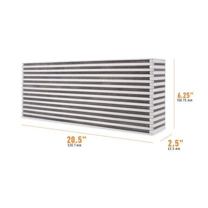 Mishimoto Air-to-Air Intercooler Core - 20.5" x 6.25" x 2.5" (MMUIC-15)