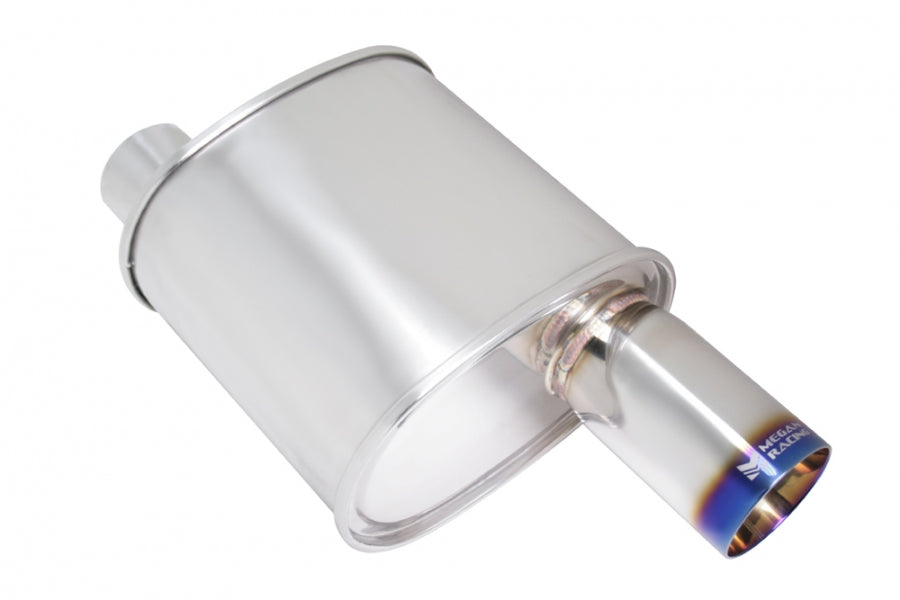 Universal Exhaust F-RT Turbo Burnt Tip Muffler - MR-MU-FRT-T-VO - MR-MU-FRT-T-VO