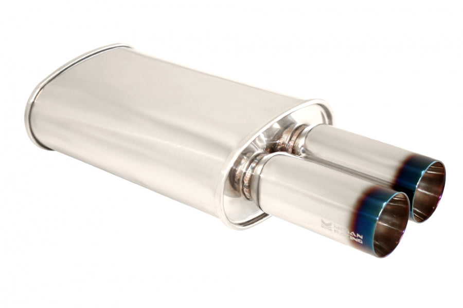 Universal Exhaust M-DT Burnt Tip Muffler - MR-MU-MDT-2 - MR-MU-MDT-2