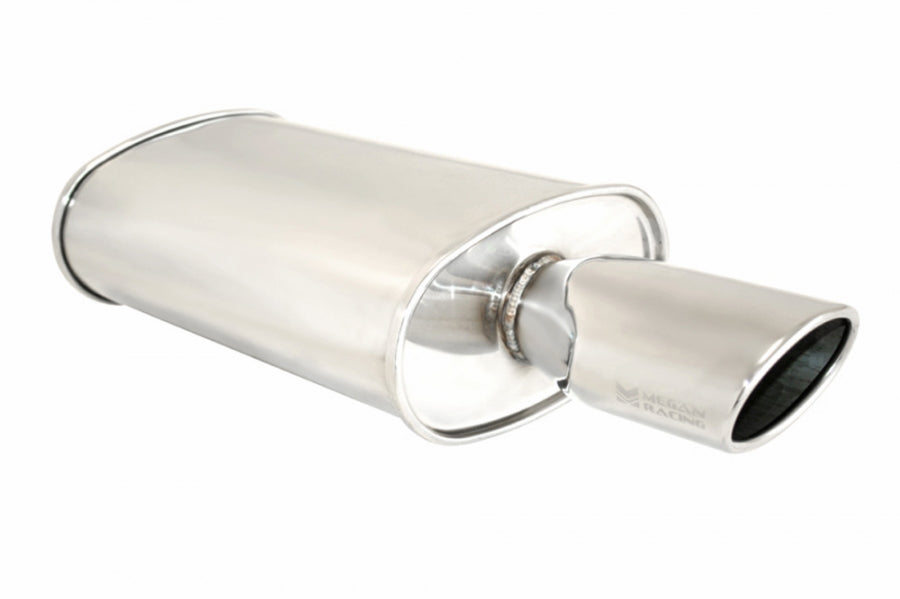 Universal Exhaust O-ST Muffler (Single Oval Tip) - MR-MU-OST - MR-MU-OST