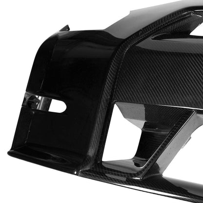 N-Tune FRP Carbon Front Bumper - 09-16 Nissan GT-R R35
