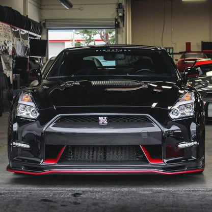 N-Tune FRP Carbon Front Bumper - 09-16 Nissan GT-R R35