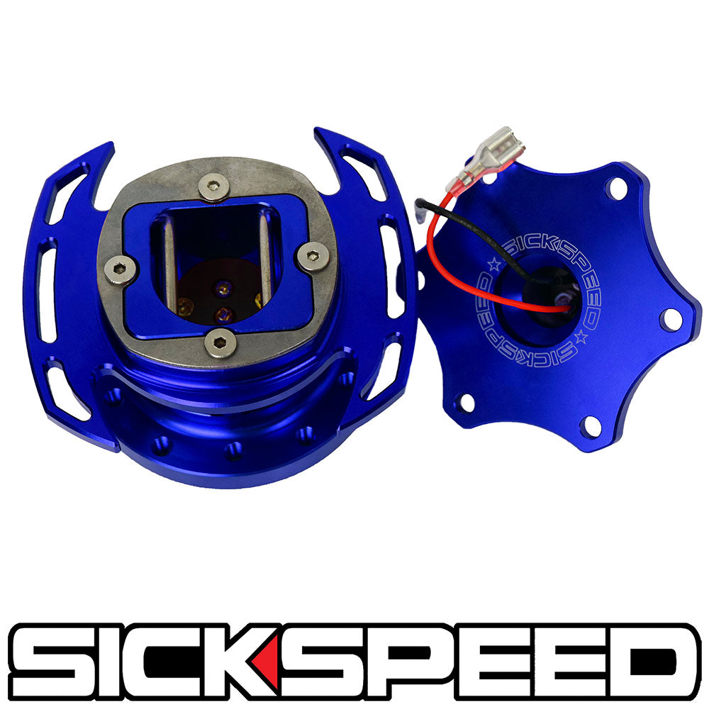SICKSPEED ZERO-PLAY STEERING WHEEL QUICK RELEASE HUB