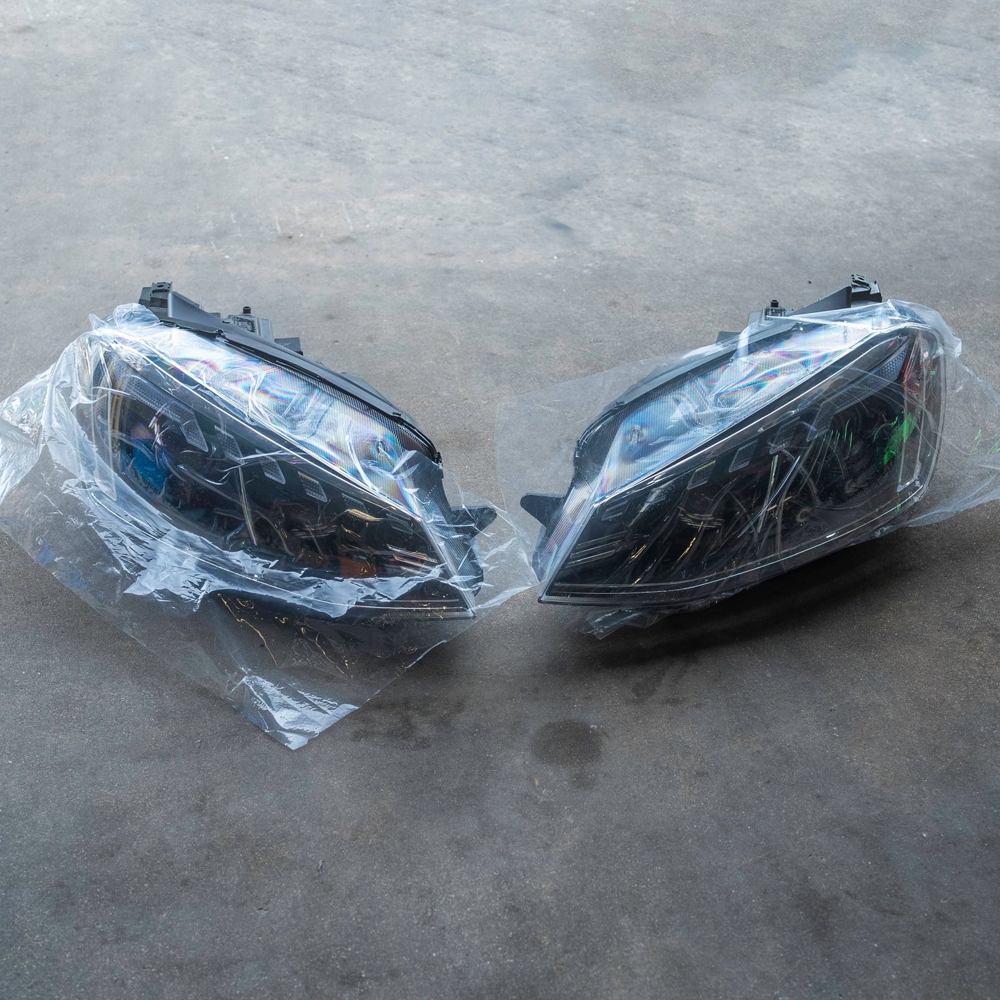 BMP Tuning Illuminator Series Dynamic LED Headlights MK7 Chrome Strip (New Style) - Scratch & Dent Parts-C-Dub Tech