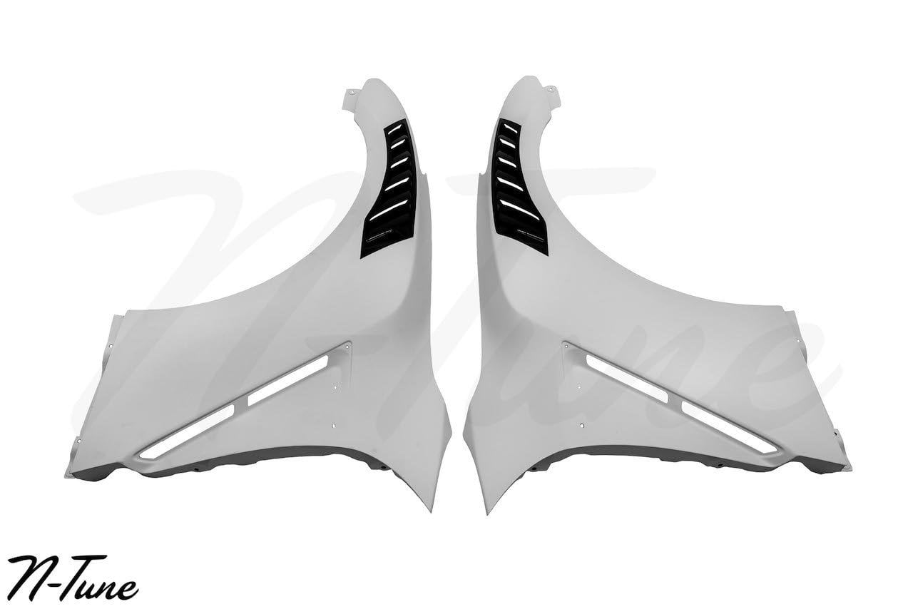 N-Tune Spec N Vented Fenders (FRP/CF): 2009-2020 Nissan R35 GT-R