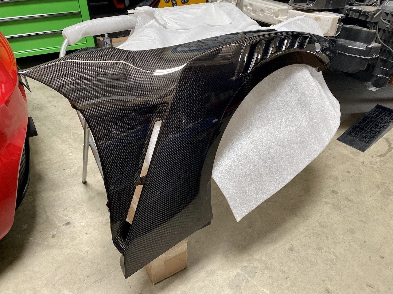 N-Tune Spec N Vented Fenders (Full CF): 2009-2020 Nissan R35 GT-R