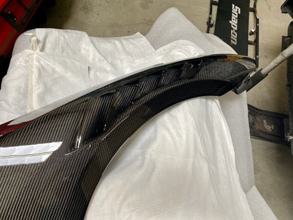 N-Tune Spec N Vented Fenders (Full CF): 2009-2020 Nissan R35 GT-R