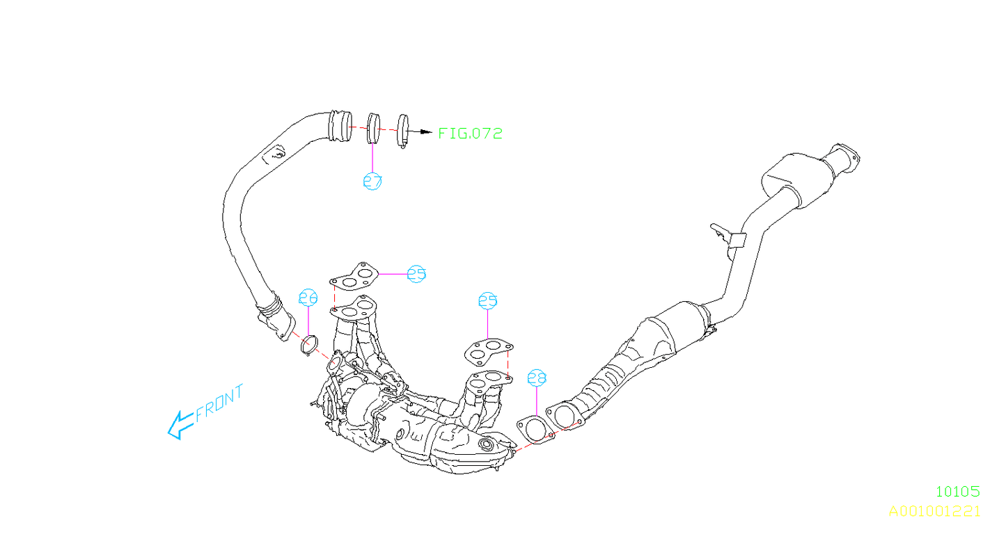 Subaru OEM Engine Gasket & Seal Kit | 2015-2021 Subaru WRX and 2014-2018 Subaru Forester XT (10105AB820)
