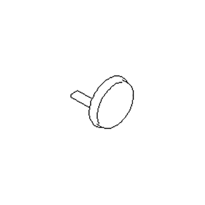 Subaru OEM Matte AC Control Dial | 2017-2019 Subaru WRX/STI (72324FJ020)