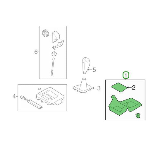 Subaru OEM Shifter Console | 2018-2019 Subaru STI (92169VA000)