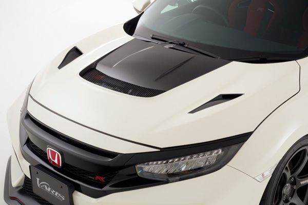 Varis Arising-II Style Cooling Bonnet - Honda Civic Type-R (FK8)