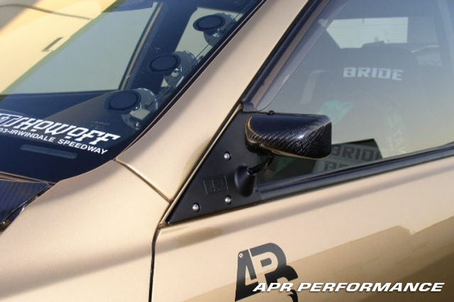 APR Performance Formula 3 Carbon Fiber Mirror/Black - CB-310002B-C-Dub Tech