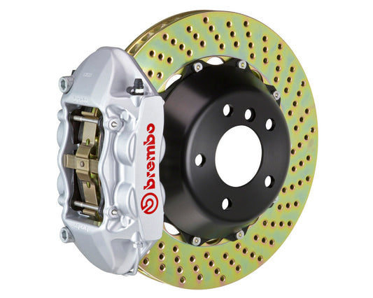 Brembo GT 365x29 2-Piece 4 Piston Silver Drilled Front Big Brake Kit