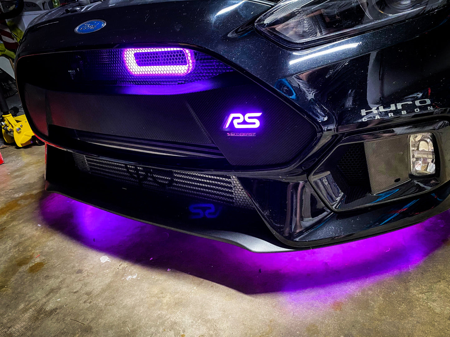 2016-2018 Ford Focus RS BIG MOUTH "LIT KIT" Ram Air Intake Snorkel-C-Dub Tech