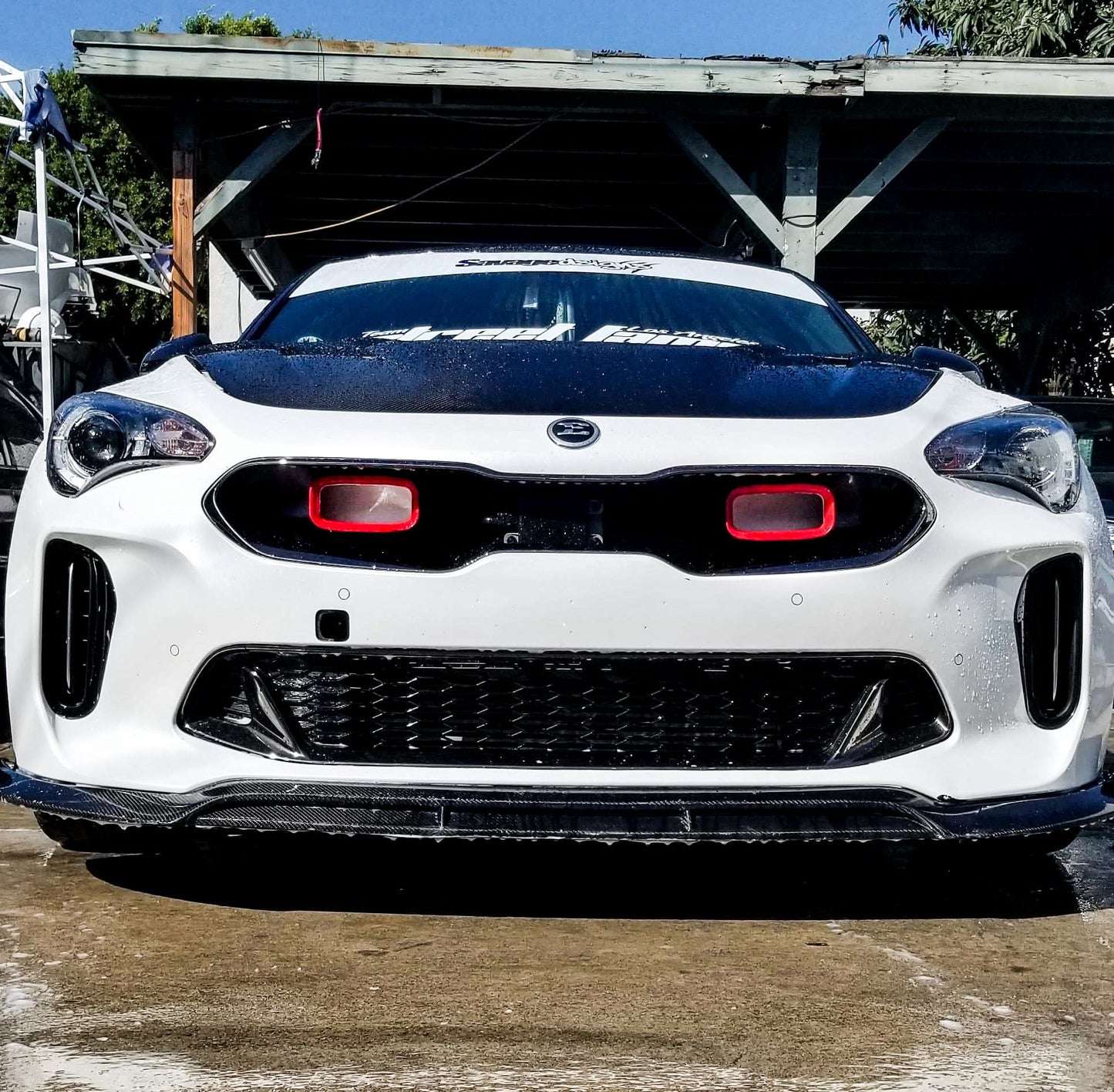 2017-2023 Kia Stinger 3.3T/2.0T/2.5T Dual BIG MOUTH Ram Air Intake Snorkels-C-Dub Tech