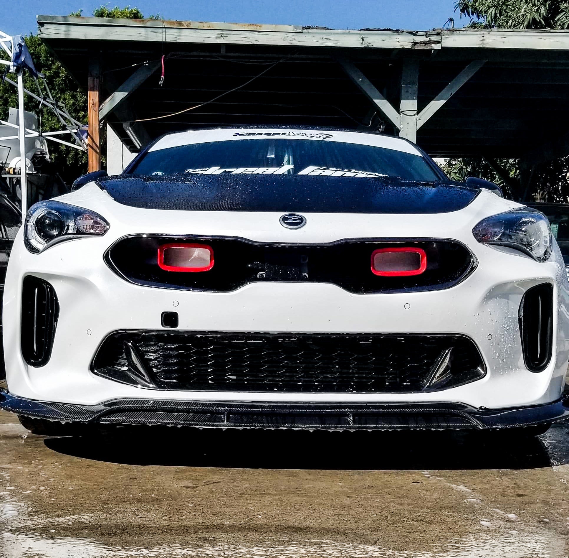 2017-2023 Kia Stinger 3.3T/2.0T/2.5T Dual BIG MOUTH Ram Air Intake Snorkels-C-Dub Tech