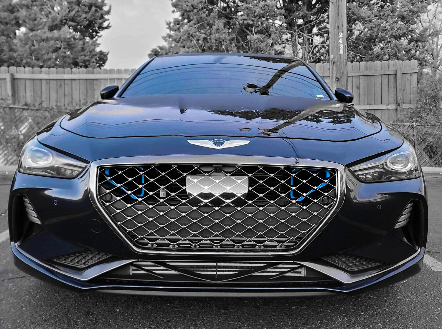 2017-2021 Genesis G70 3.3T Dual BIG MOUTH Ram Air Intake Snorkels-C-Dub Tech