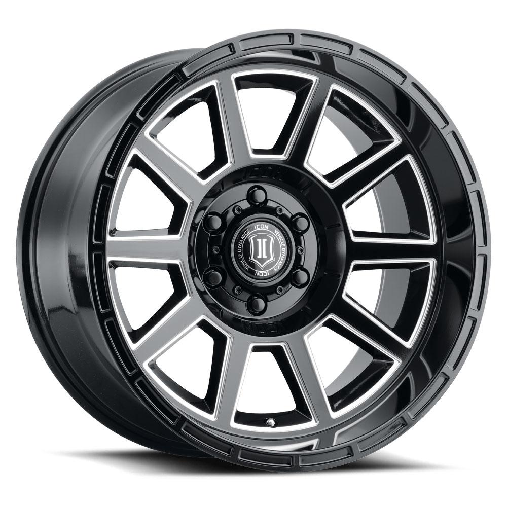 Recoil | 20" Gloss Black w/ Milled Windows Wheel