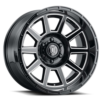 Recoil | 20" Gloss Black w/ Milled Windows Wheel