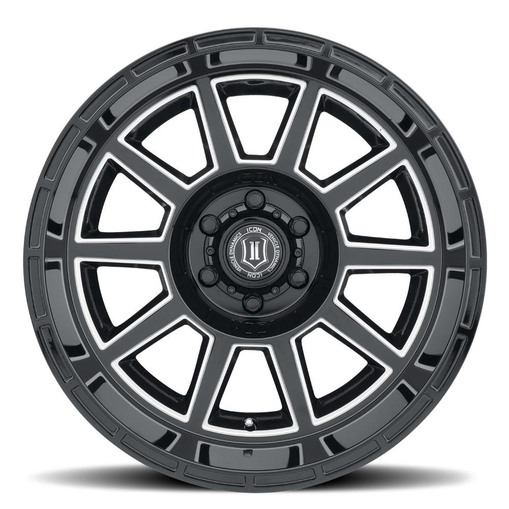 Recoil | 20" Gloss Black w/ Milled Windows Wheel