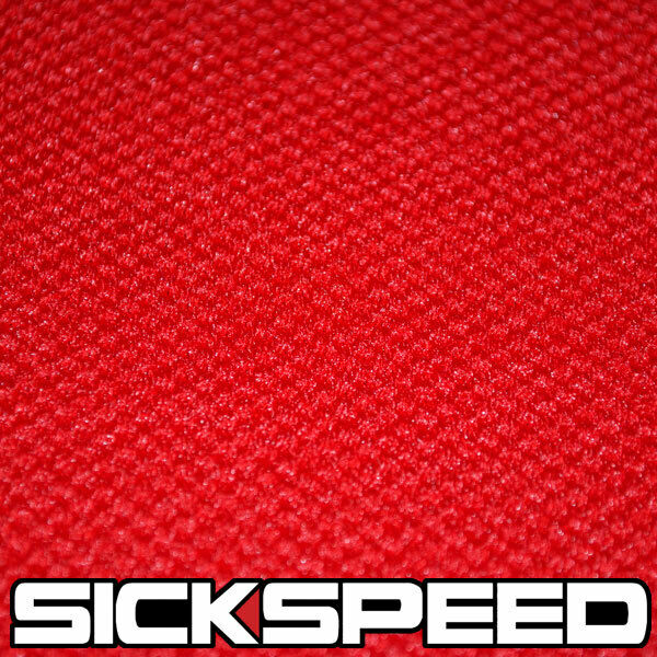 RED JERSEY PINEAPPLE SEAT CLOTH FOR RECARO/BRIDE/SPARCO FABRIC RACE SEATS