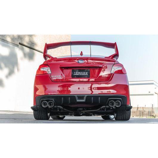 Remark Axleback Muffler Deletes w/ Quad 4.0" Tips | 2015-2021 Subaru WRX/STI (RO-TTVA-D4)