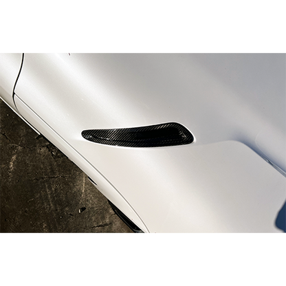 Rexpeed Dry Carbon Fiber Hood Vent Covers | 2020-2021 Toyota Supra (TS57/M)