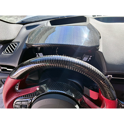 Rexpeed Carbon Fiber Cluster Cover | 2020-2021 Toyota Supra (TS62/M)