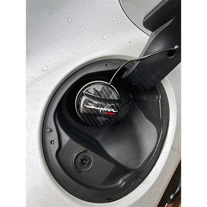 Rexpeed Dry Carbon Competition Gas Cap Cover | 2020-2021 Toyota Supra (TS69)