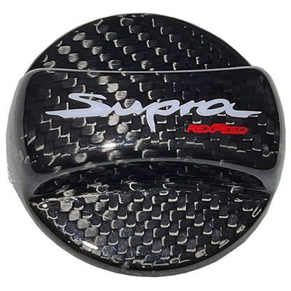 Rexpeed Dry Carbon Competition Gas Cap Cover | 2020-2021 Toyota Supra (TS69)