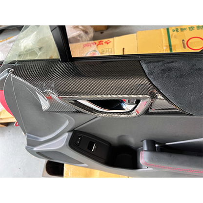 Rexpeed Dry Carbon Door Trim Cover Set | 2022-2023 Subaru BRZ/Toyota GR86 (FR122)