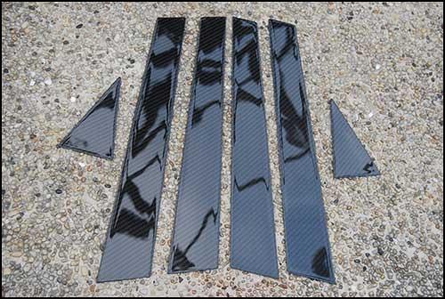 Rexpeed Carbon Fiber Pillar Trim | 2008+ Subaru STi (G04)