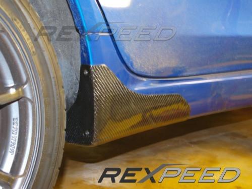 Rexpeed Carbon Spats Non Aero Kit | 2008-2015 Mitsubishi Evo X (R119)