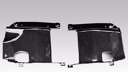 Rexpeed Carbon Fiber Intercooler Side Panels | 2008-2015 Mitsubishi Evo X (R120)