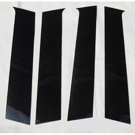 Rexpeed Carbon Fiber Pillar Trim | 2008-2015 Mitsubishi Evo X (R137)