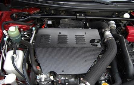Rexpeed Carbon Fiber Engine Cover (Mitsubishi EVO X) R-EX-CFEC