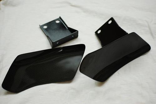 Rexpeed Carbon Fiber Brake Cooling Guides | 2003-2015 Mitsubishi Evo 8/9/X (R44)